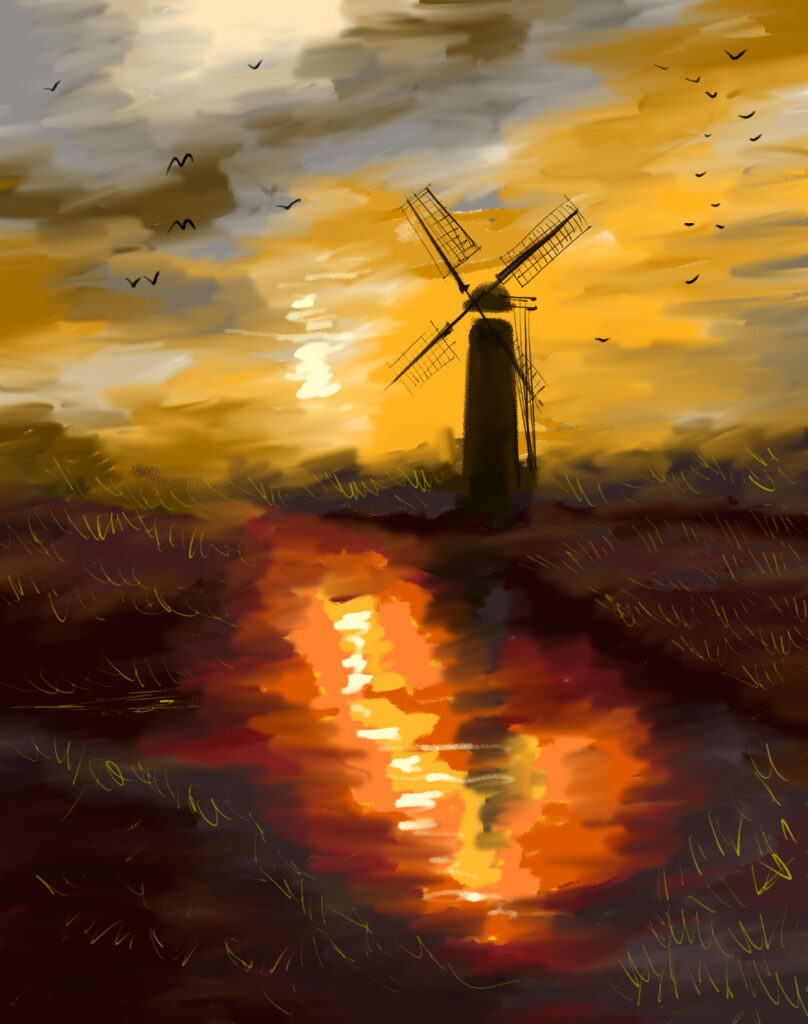 CLIMATE CHANGE ART PORTFOLIO WINDMILL ART AND CLIMATE CHANGE ART