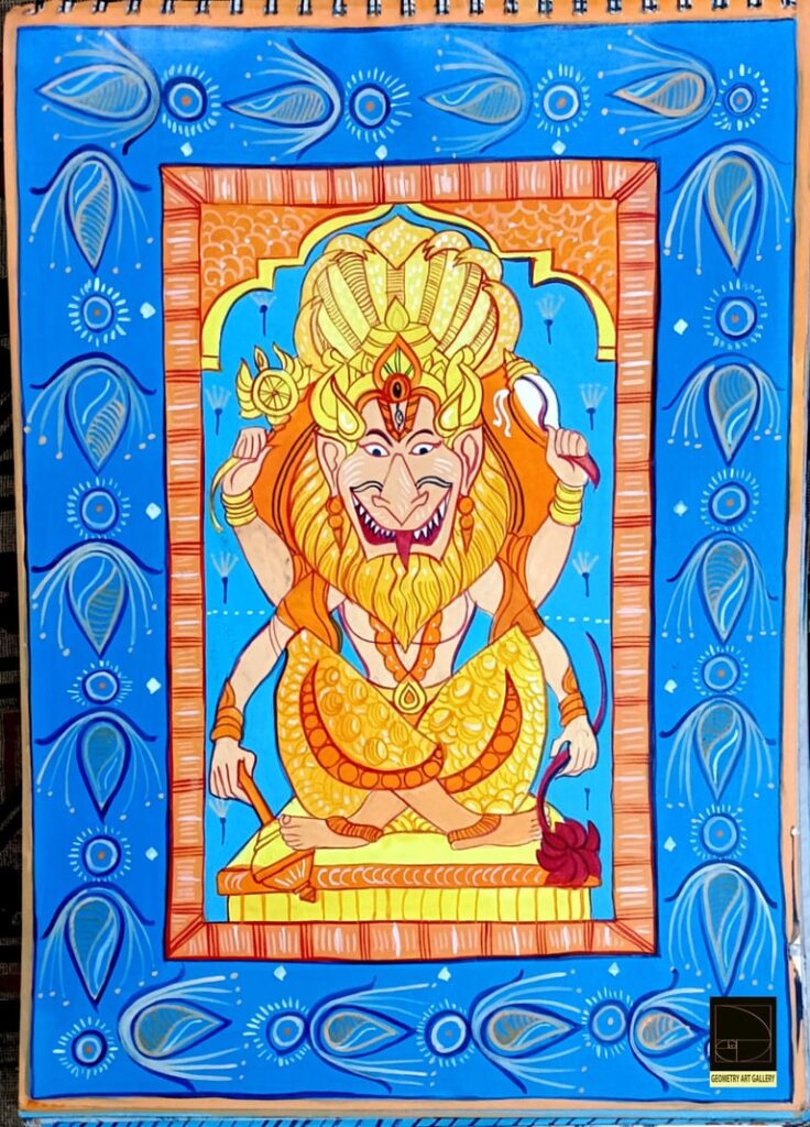 PATTACHITRA ART NARSIMHA
