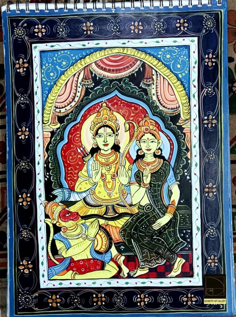 PATTACHITRA ART RAMAYANA RAMA SITA