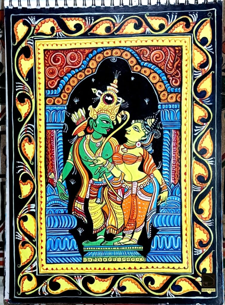 PATTTACHITA ART RAMA SITA FROM RAMAYANA