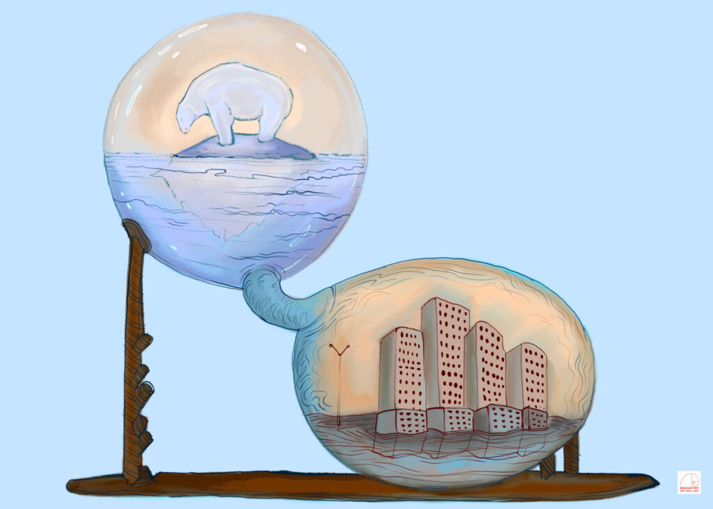 CLIMATE CHANGE ART PORTFOLIO global warming art climate change art