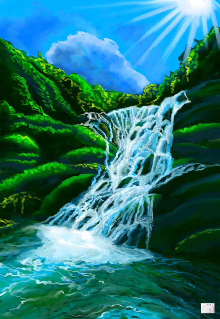 landscape art spring