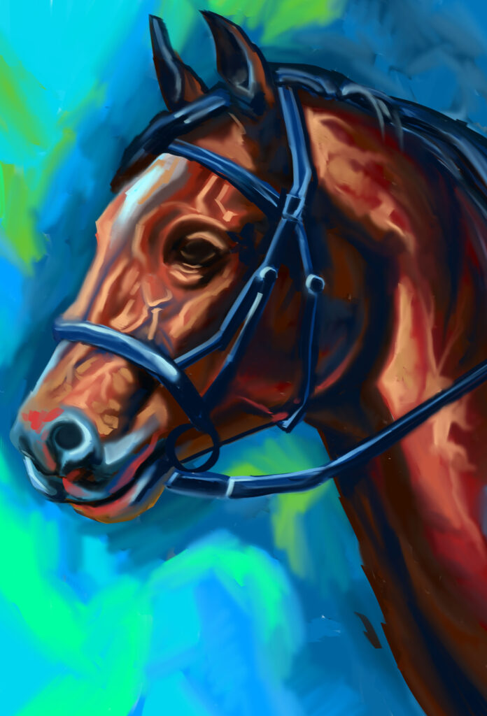 horse painting
