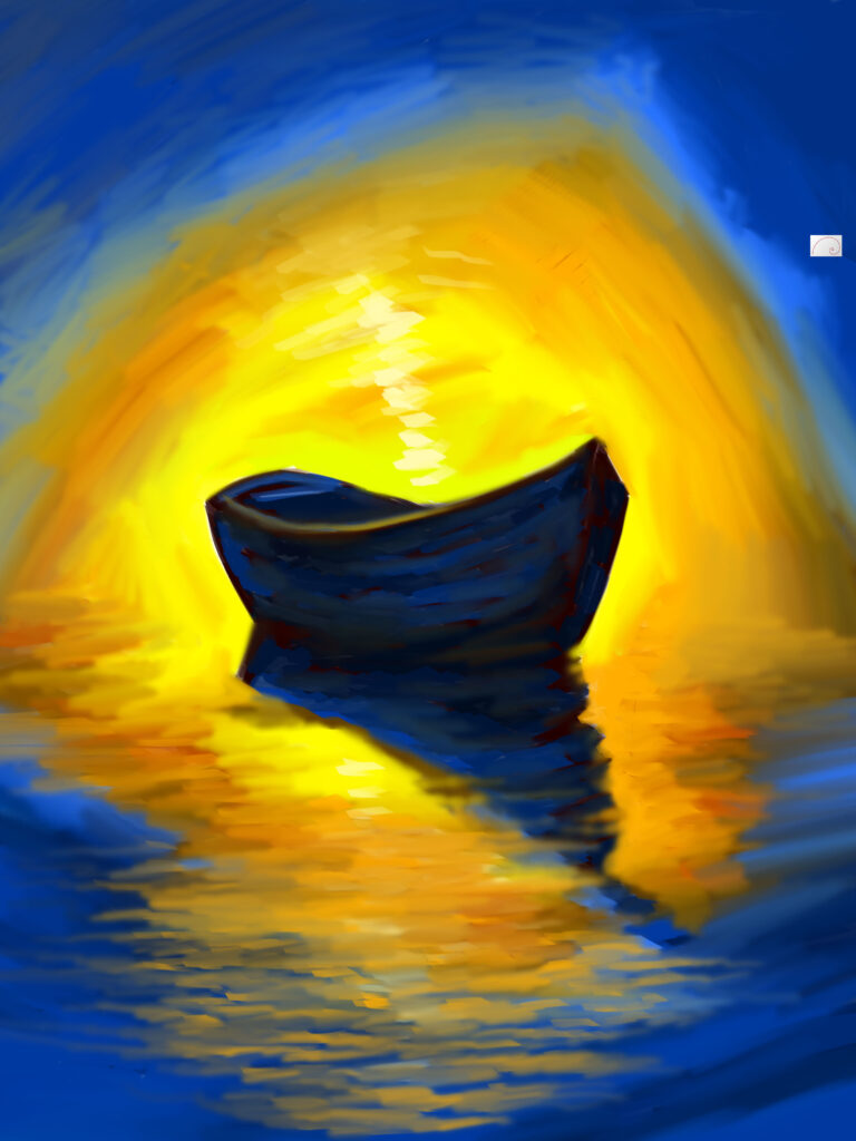 sail in ocean art
