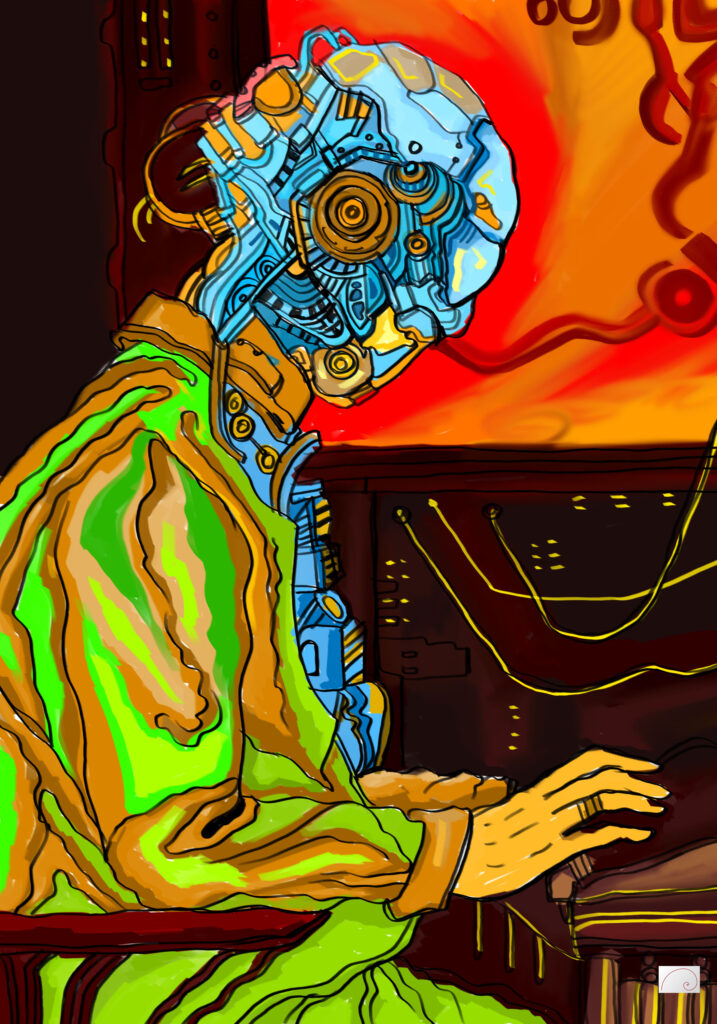 machine art ,cyborg