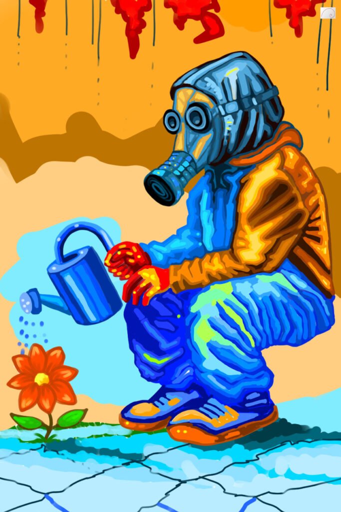 global warming art