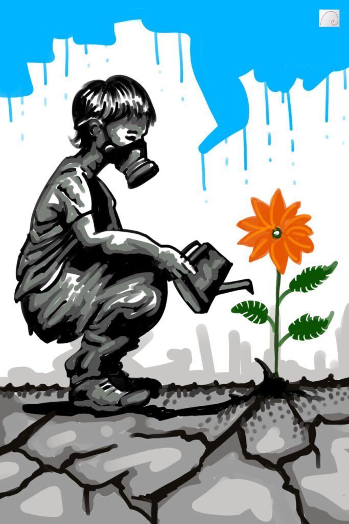global warming art